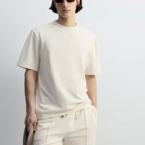 Textured T-shirt