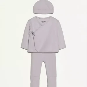 Ribbed T-shirt, pants, and hat co-ord
