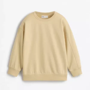 Basic plush sweatshirt