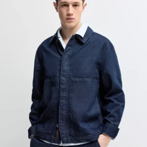 Lefties Edition linen denim jacket