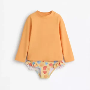 Swimsuit and swim T-shirt set