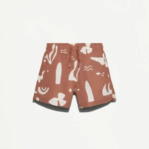 Printed Swim Trunks