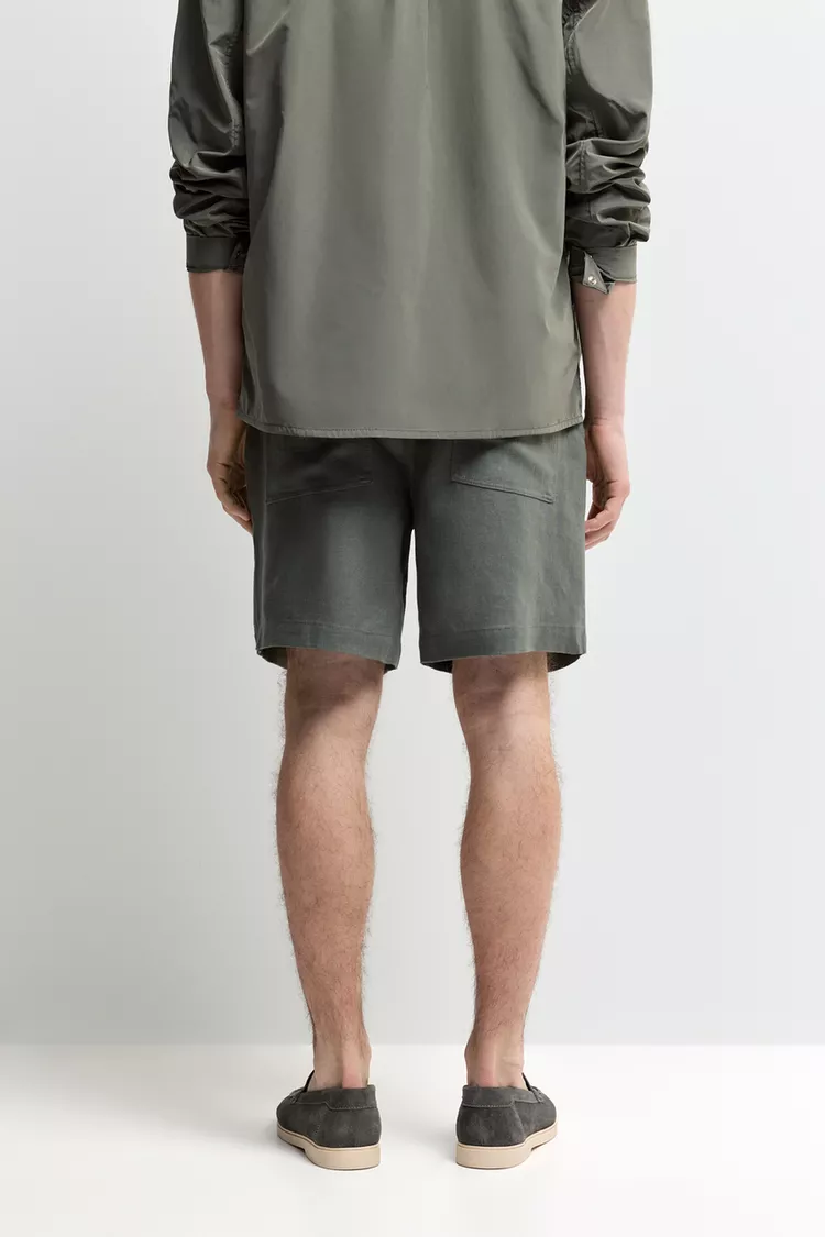 100% linen Lefties Edition Bermuda shorts - Image 6